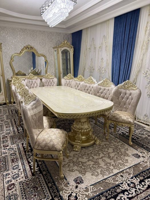 Stol-Stul Kamplekt Stulla Yonğoqdan Stol-Mdf Dan Baquvat Arzon Narxda