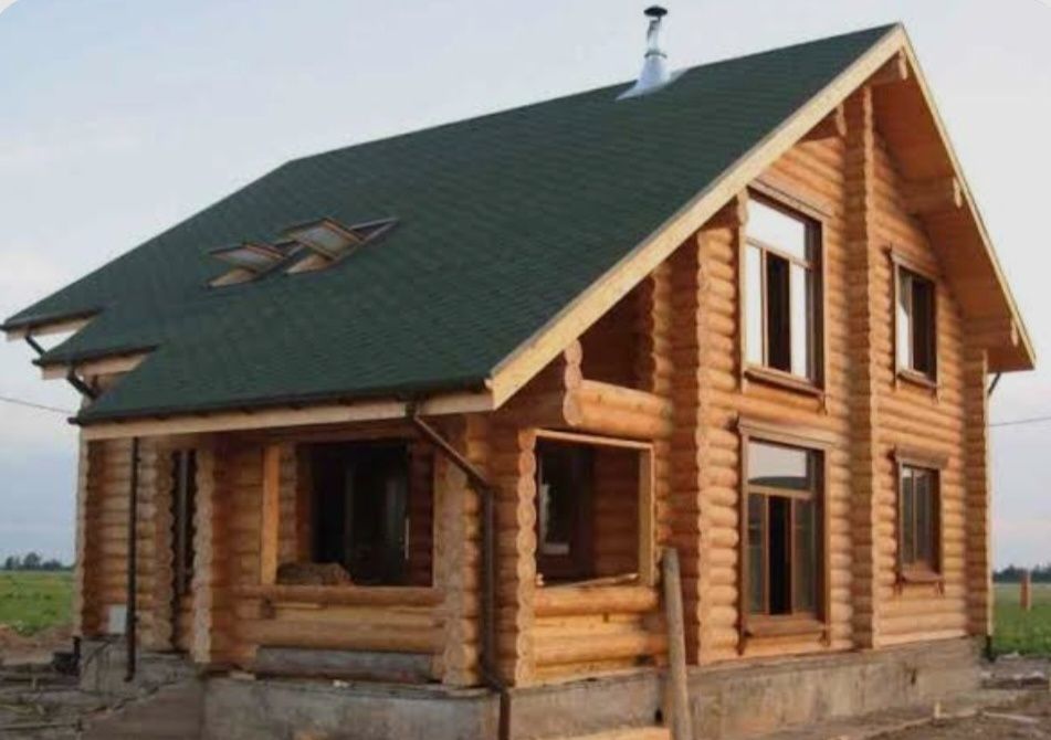 Дом со сруба, бани, трассы, коттеджи.