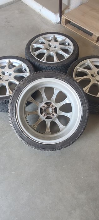 Set 4 roti de 17 jante aliaj si anvelope