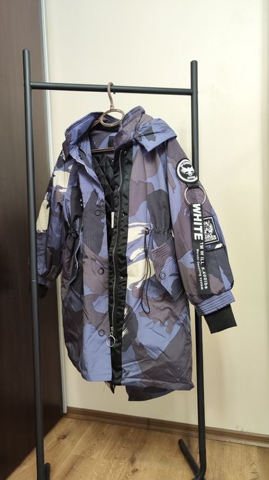 Дълго яке с качулка