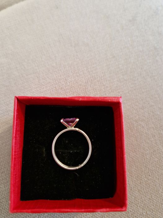 Inel argint cu piatra mov