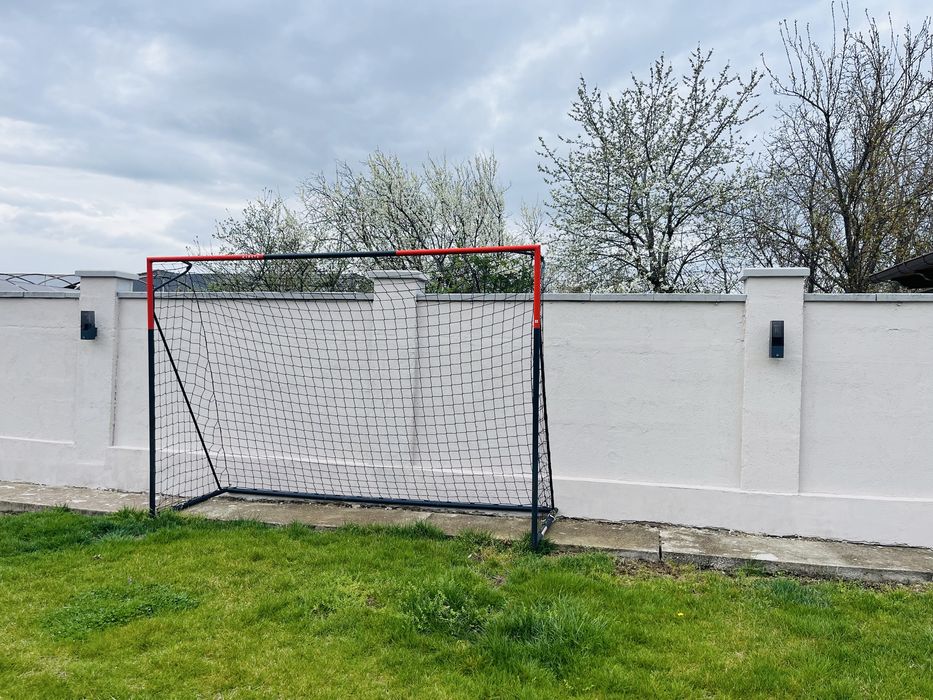 Poarta fotbal marime L si plasa de precizie stare ca noua