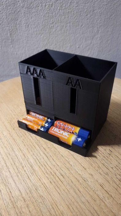 Suport baterii AA și AAA – organizator