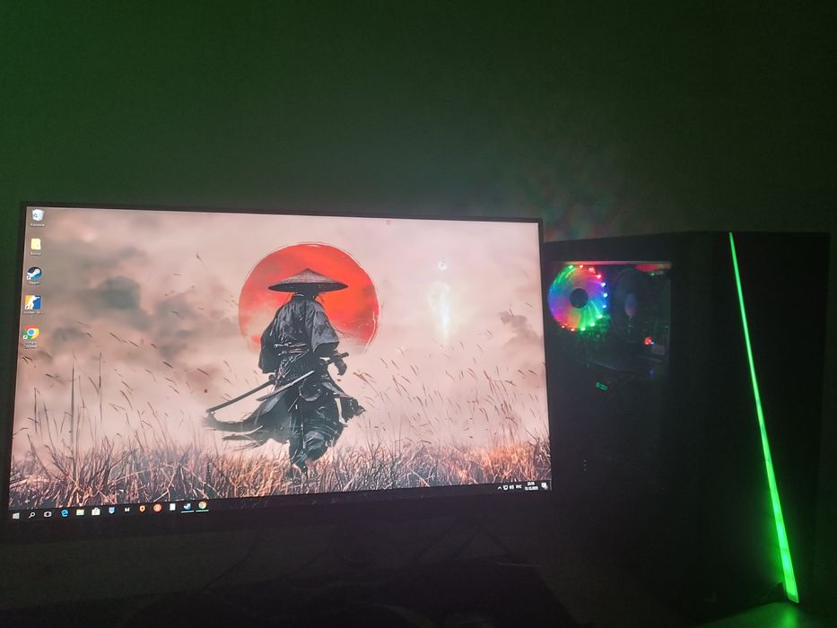 Игровой компьютер с монитором комплект сетап играй на ультрах