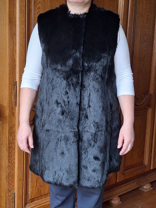 Vesta din blana naturala de iepure