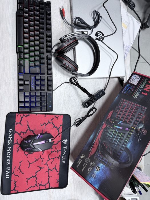 Оптом! Игровая клавиатура 4в1