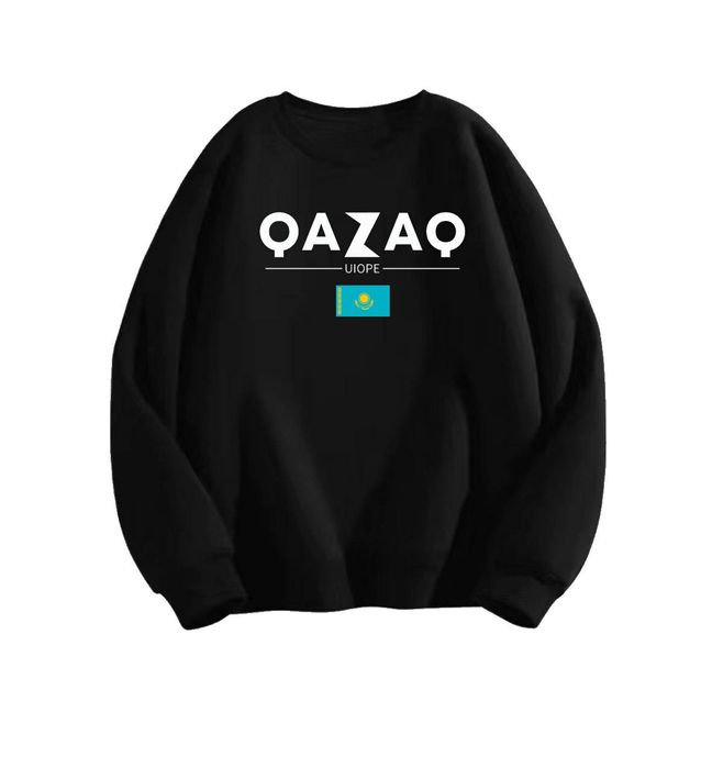 Худи с принтом QAZAQ