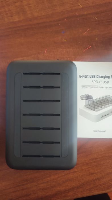 90w 6 port зарядна станция за телефони и таблети