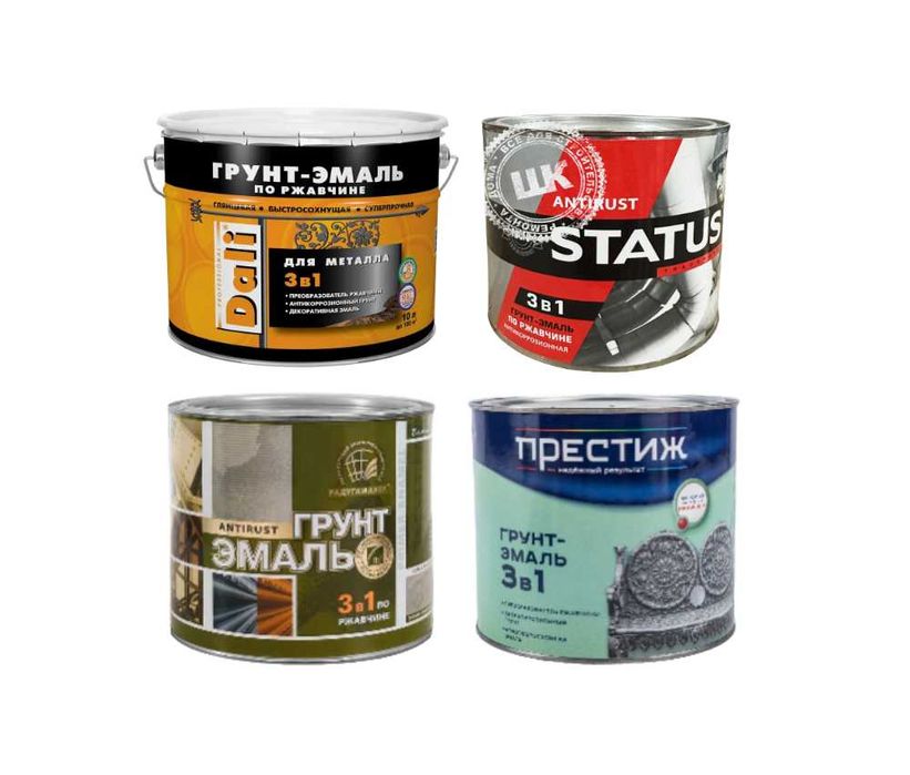 Грунт эмаль 3в1 для металла