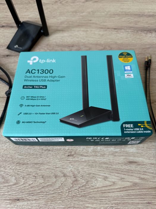 TP-Link Archer T4U Plus AC1300 USB Wi-Fi адаптер