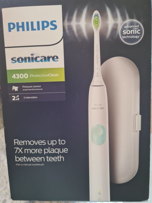 Електрическа звукова четка за зъби Phillips Sonicare ProtectiveClean 4300 с гаранция