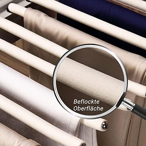 Телескопична Закачалка/ Органайзер за Панталони, изтегляща се. Ybaymy