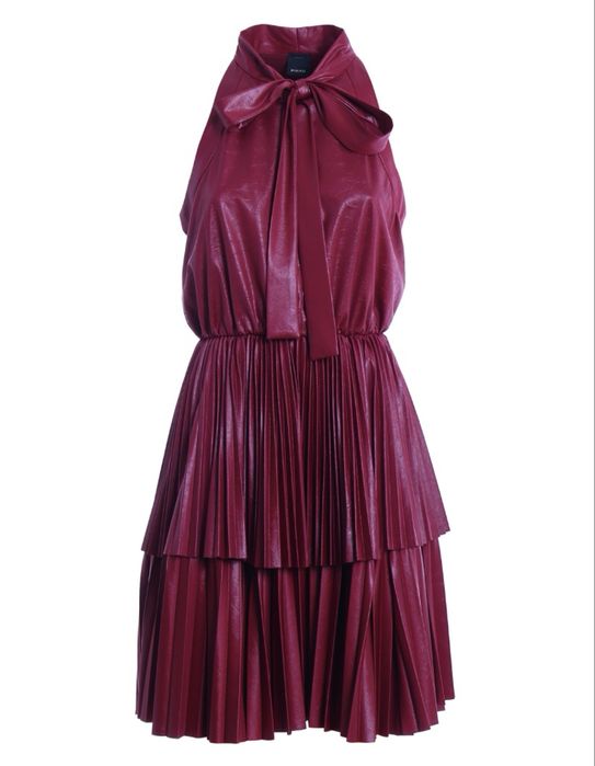 Pinko rochie cu aspect de piele