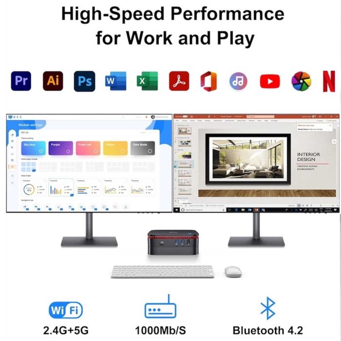 Mini PC Blackview MP60 Intel Twin Lake N150 SSD 1TB RAM 16GB - GARANTIE 12 LUNI | TrueGSM