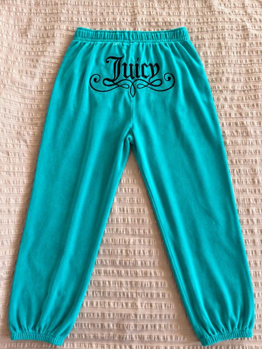 Тюркоазен Juicy Couture велурен панталон