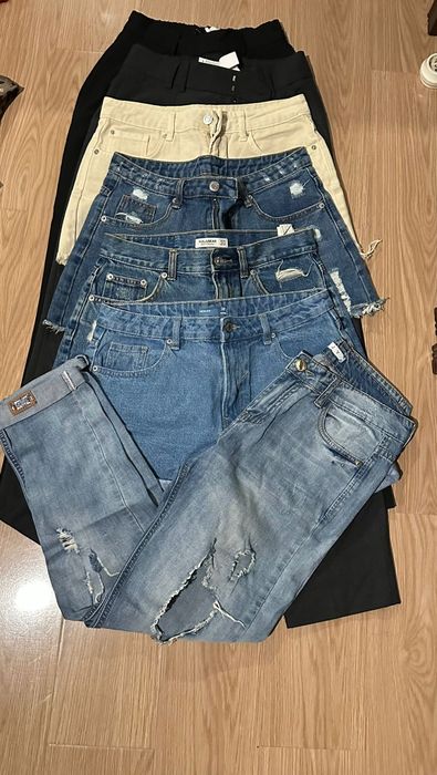 Lot 15 fuste și blugi/pantaloni