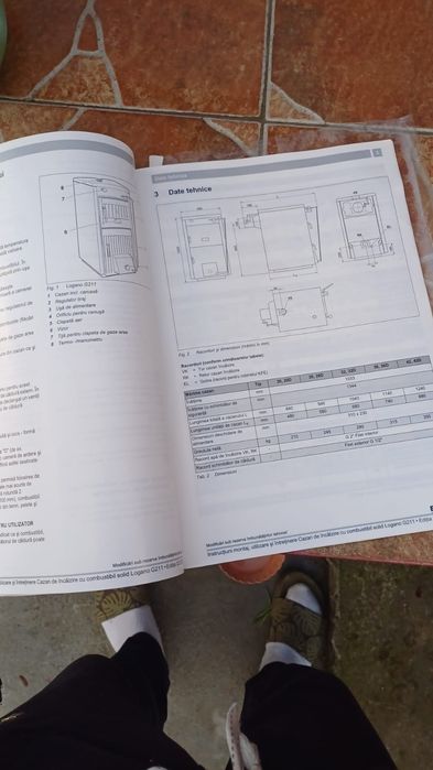 Centrală/Cazan Buderus Logano G211 din fontă, 36-42 kW, combustibil solid
