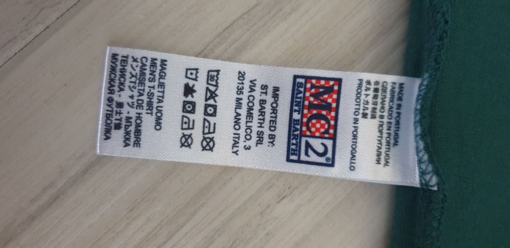 Saint Barth MC2 Cotton Mens Size S  НОВО!  ОРИГИНАЛ! Мъжка Тениска!