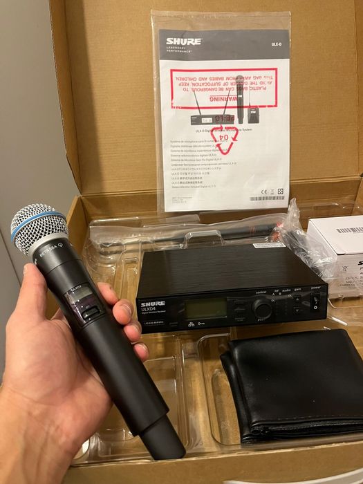 Shure ULXD4 Beta 58!