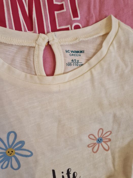Lot 8 tricouri maneca scurta fetita marimea 110 LC WAIKIKI, SMYK