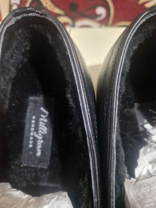 Туфли былғары қысқы и зимний