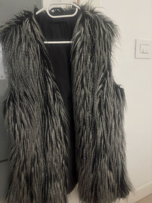 Vesta blana vulpe argintie