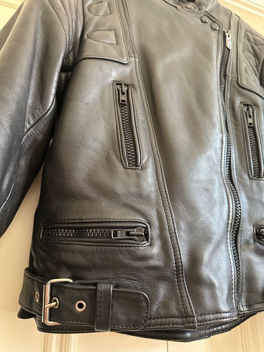 Geacă de piele 90s biker