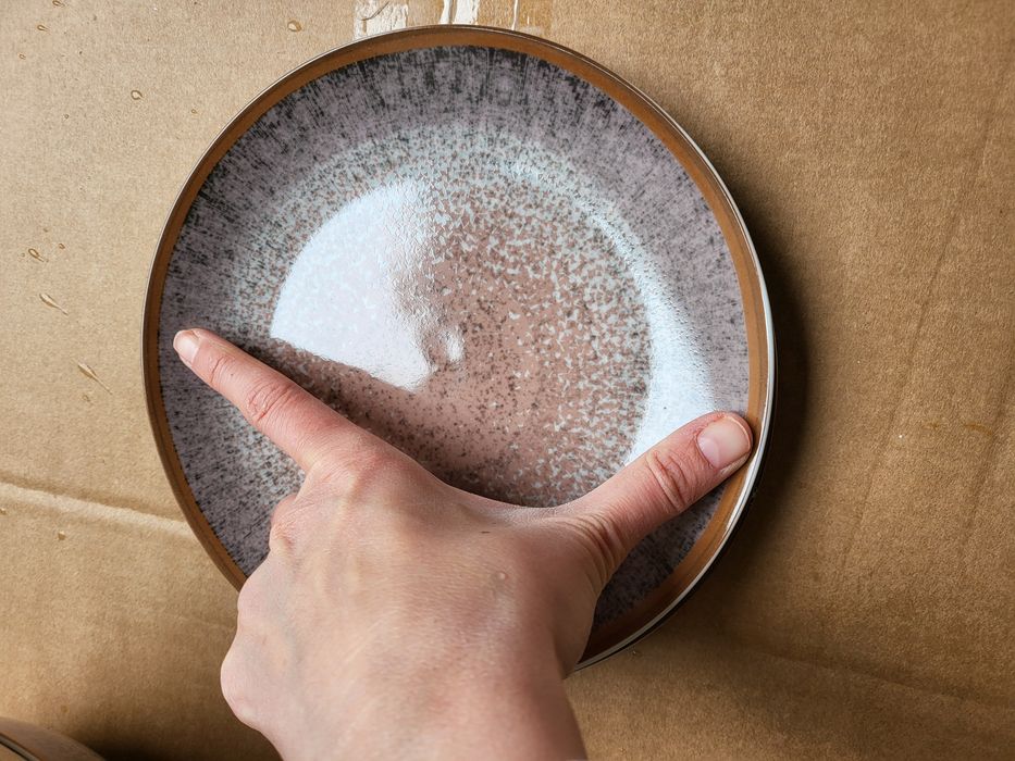 Комплект за хранене от порцелан van Well Ella 24 части Комплект чинии