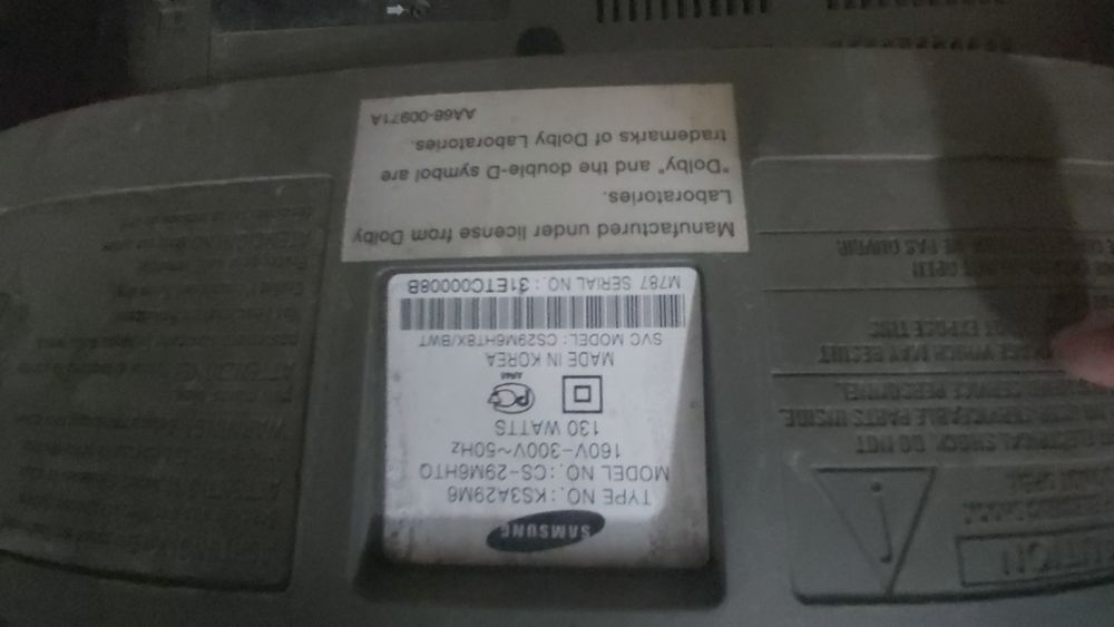 Телевизор старого образца