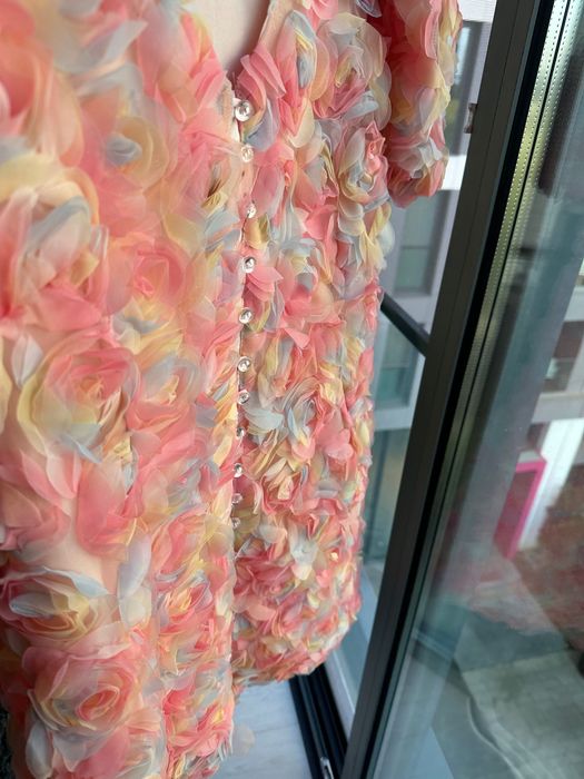 Rochie floricele multicolora - Miyu