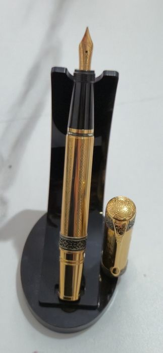 Stilou Aurora 75° Anniversario Auriu NOS Peniță Aur 18K