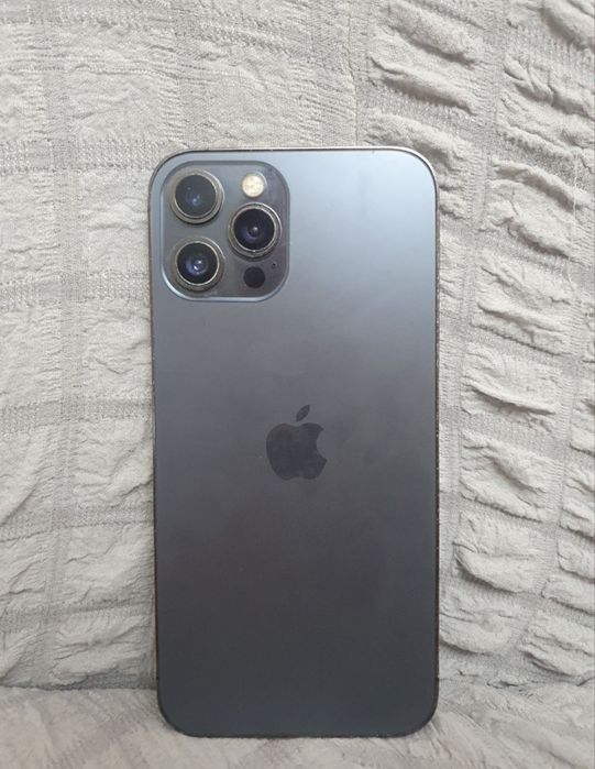 Apple Iphone 12 Pro Max 128GB LL/A Black Gray Flagman Holati Yaxshi