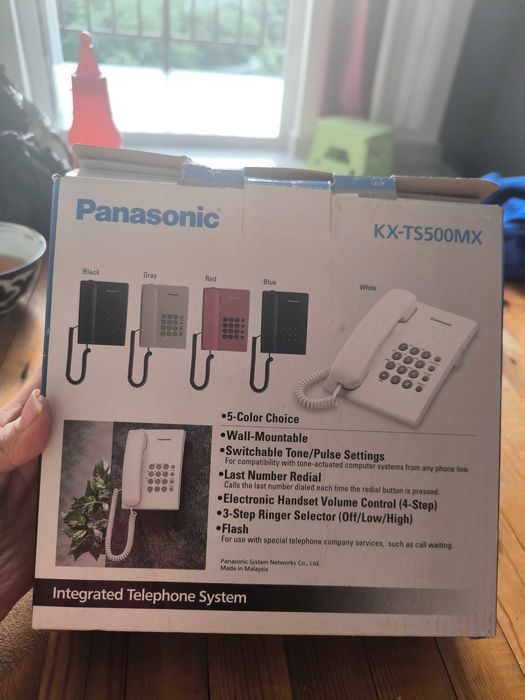 Проводной телефон Panasonic KX-TS500MX (Made in Malaysia)