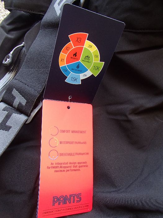 Продавам черен мъжки разтеглив ски панталон Azimuth 15 000 мм