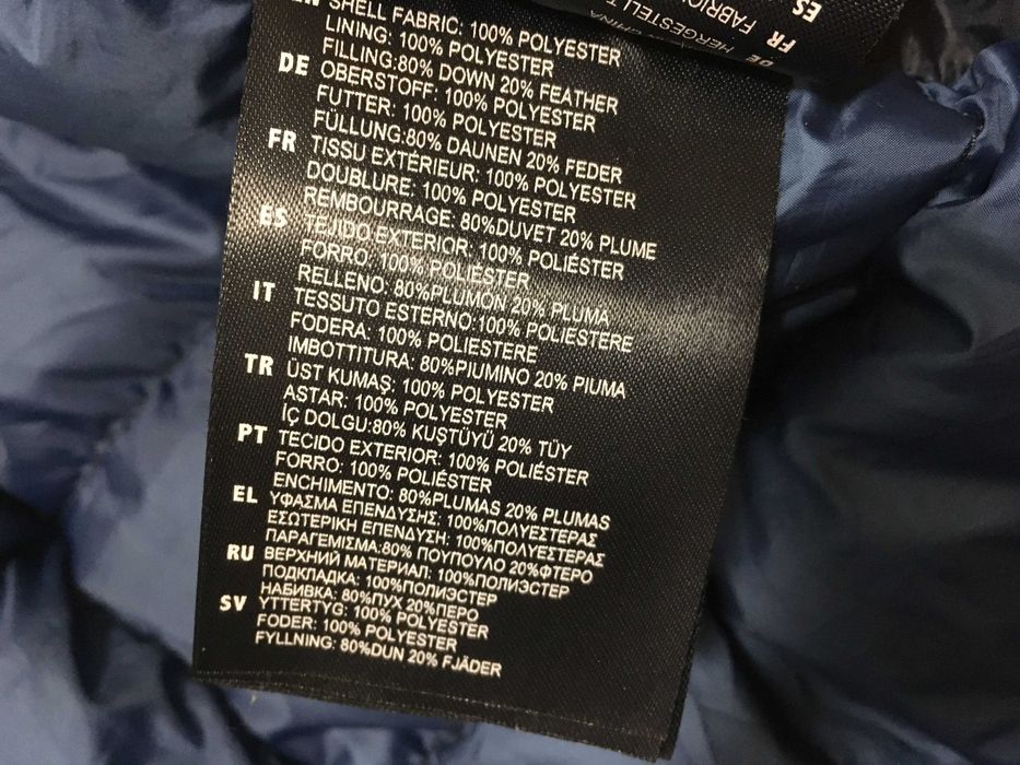 ''NZA New Zealand Auckland''оригинално мъжко пухено яке Л размер