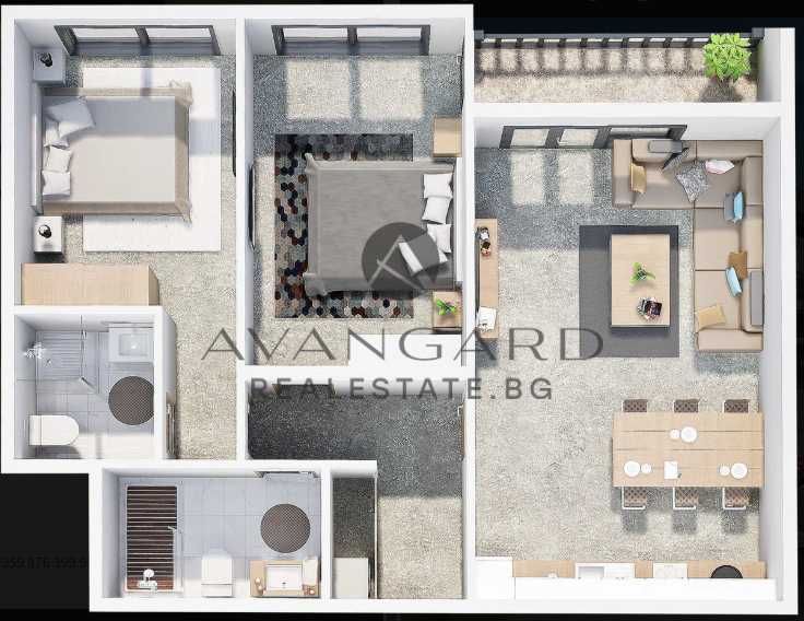 Продава се Тристаен апартамент в Пловдив, Прослав - 101 кв.м за 805 €/кв.м - Снимка #1