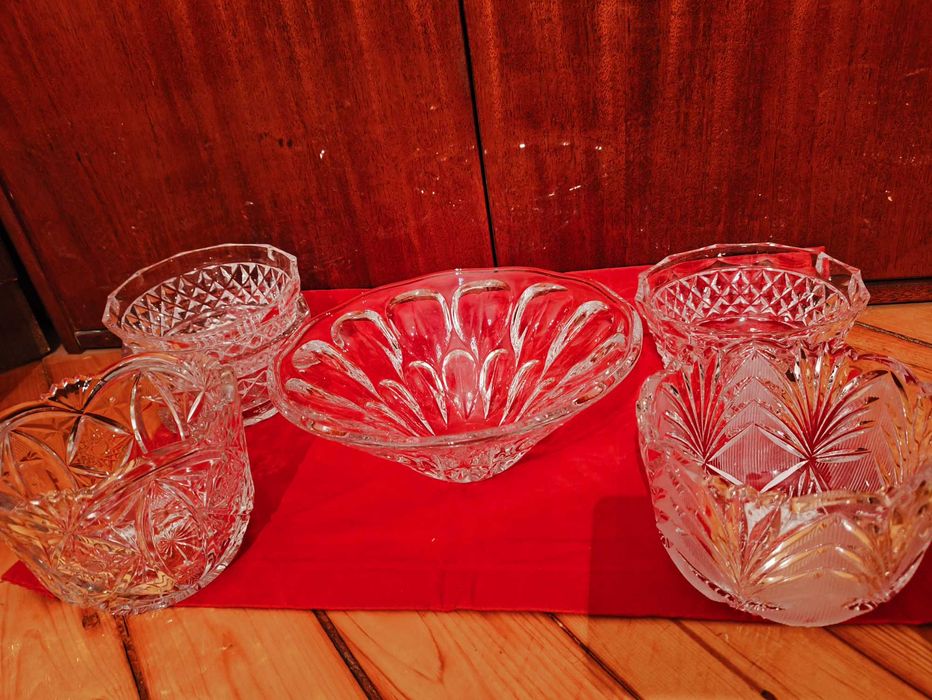 Хрусталь , ладья , вазы  СССР , стаканы , рюмки
