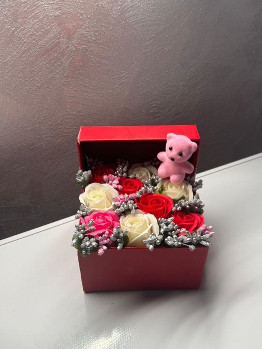 Aranjamente din flori de sapun