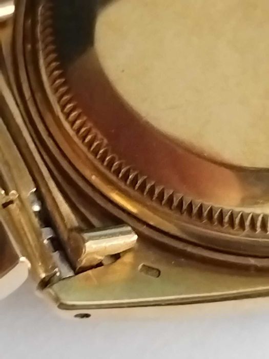 Златен Rolex 18к злато - каса и верижка от 1988г!