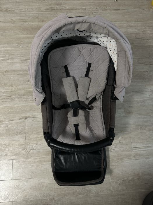 Бебешка комбинирана количка Lorelli Rimini String&Black