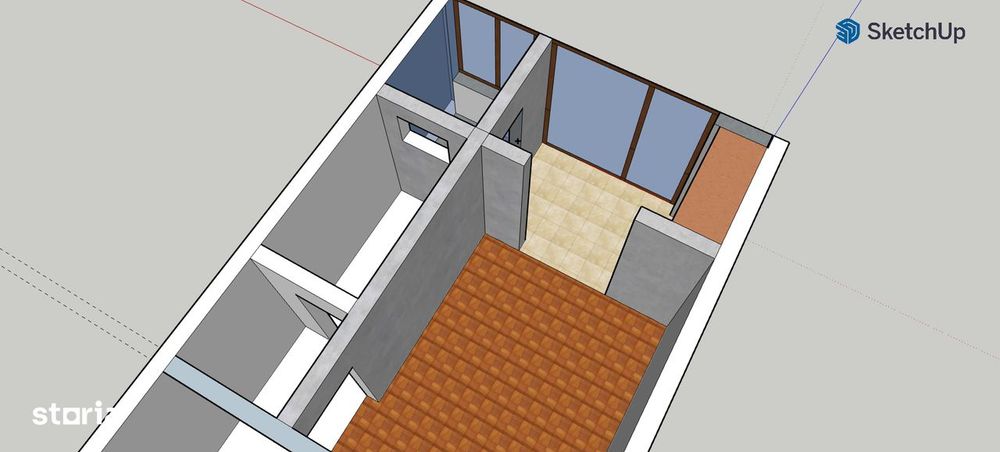 Apartament 2 camere 52 mp – centru Mihail Kogălniceanu, ideal renovare