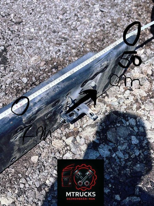 Șasiu MAN TGA Autoutilitara CIFA 8x4 Basculă-7,40m lungime