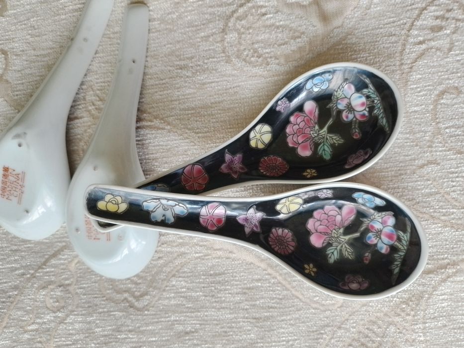 Порцеланови китайски  лъжици