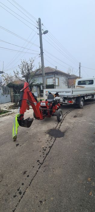 Багер ремарке с регистрация