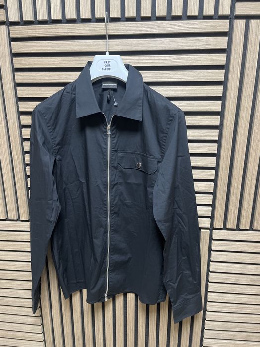 Emporio Armani : Stretch Cotton Loose Fit Zipper - НОВА S / Оригинал