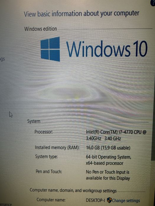Vand Pc gaming gtx1650 ,i7,16gb ram