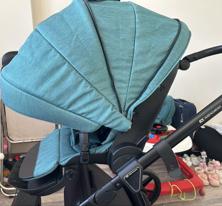 Бебешка количка Adamex Porto 3в1 – много запазена, пълен комплект