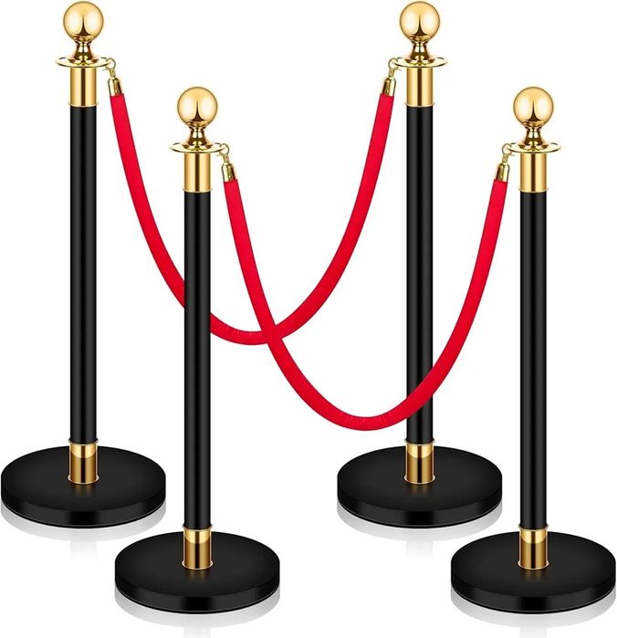 Барьер ограничители президентские Стойки столбики ленточные ограждения