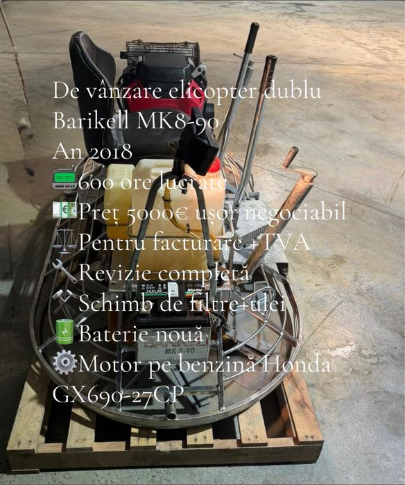 De vanzare elicopter dublu Barikell MK8-90