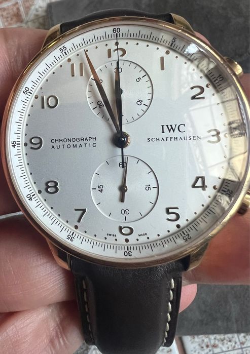 IWC Portuguesse Chronograph aur